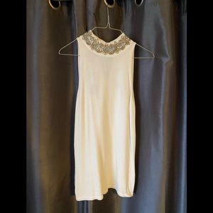 Beautiful embellished turtle neck dress NWT